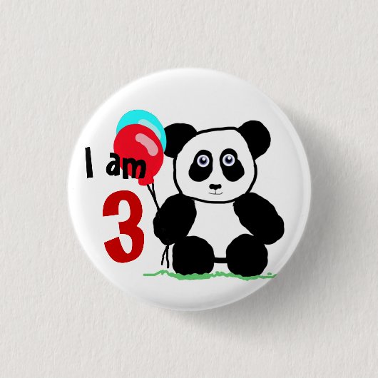 Ik ben 3 verjaardag 缶バッジ (正面)