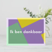 "Ik ben dankbaar" サンキューカード (スタンド正面)