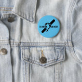 Ik ben doof.ドゥーベン、ひげっ張り。リップレゼンロンド 缶バッジ (インサイチュ)