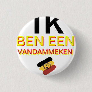 Ik ben een Vandammeke 缶バッジ