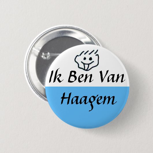 Ik ben van Haagem 缶バッジ (正面&裏面)