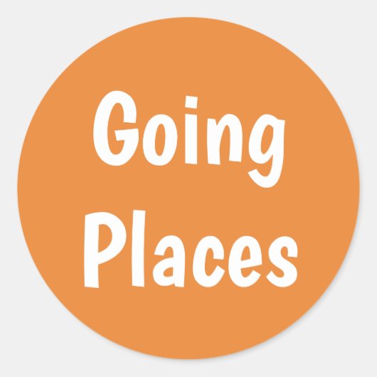 Ik ga op reis ✈️ en neem mijn koffer mee ラウンドシール (正面)