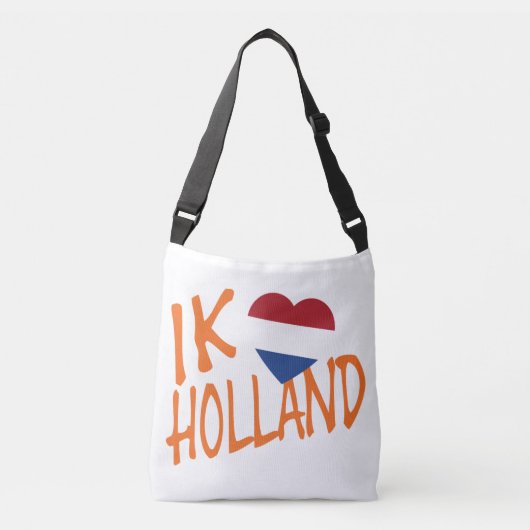 Ik Heartflag Hollandまたはwt cbbcnt上 クロスボディバッグ (正面)