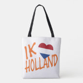 Ik Heartflag Hollandまたはwt stcnt上 トートバッグ (裏面)