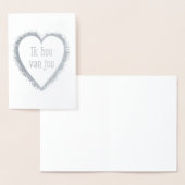 Ik hou van jou、私はオランダの愛します 箔カード (ディスプレー)