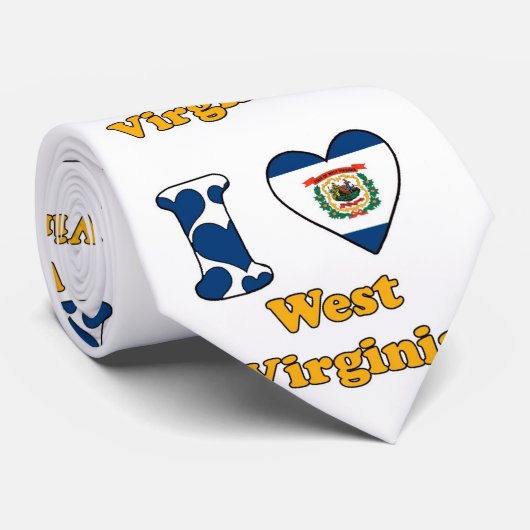 Ik houd van West Virginia ネクタイ (ロール)