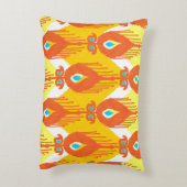 Ikat fabric pattern アクセントクッション (裏面(縦))