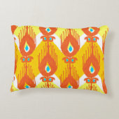 Ikat fabric pattern アクセントクッション (裏面)