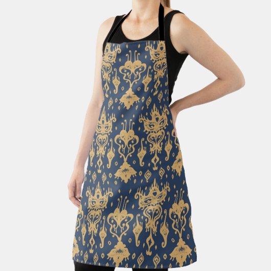Ikat geometric folklore ornament. Oriental damask  エプロン (インサイチュ)