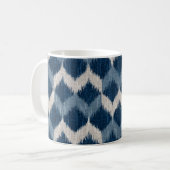 Ikat Wave コーヒーマグカップ (正面左)