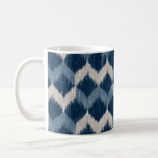 Ikat Wave コーヒーマグカップ (左)