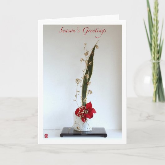 Ikebana-063季節の挨拶 シーズンカード (正面)