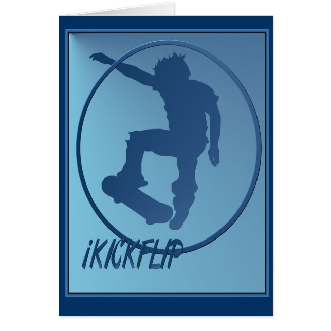 iKICKFLIPによって組み立てられるカード (正面)