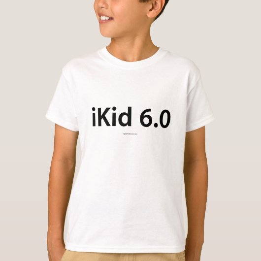 iKid 6.0の子供 Tシャツ (正面)