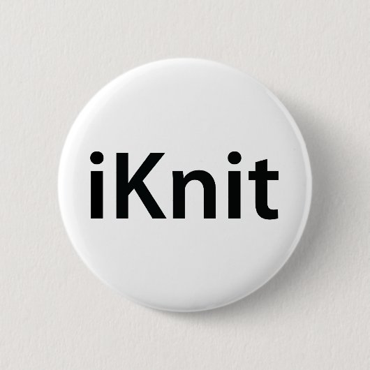 iKnitボタン 缶バッジ (正面)