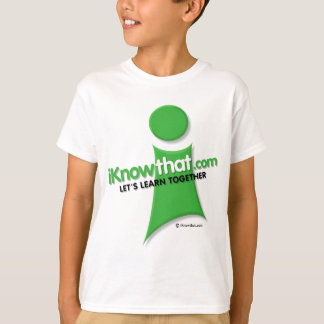 iKnowthat.comのロゴのTシャツ Tシャツ