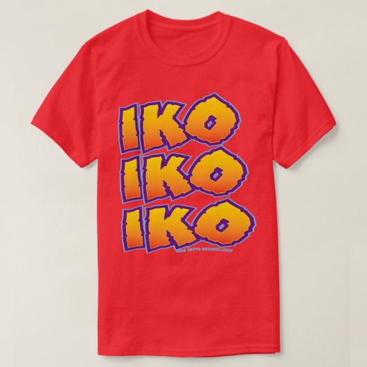 Iko Iko Tシャツ (デザイン正面)