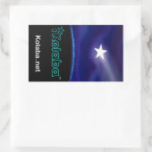 iKolabaあなたの内側の星のステッカーを見つける 長方形シール (バッグ)