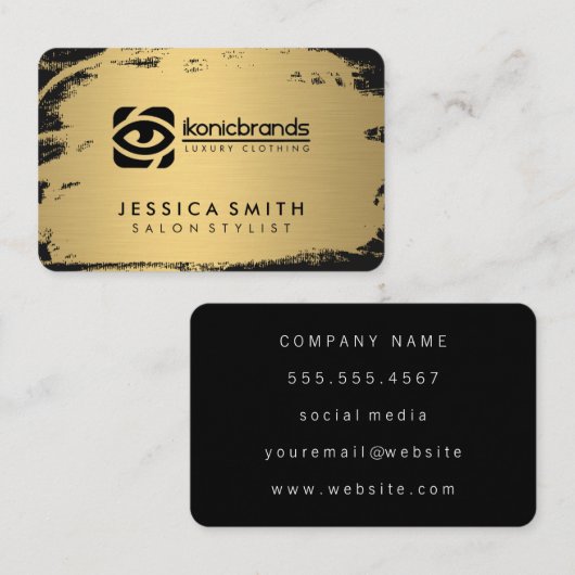 ikonicbrands 名刺 (正面/裏面)