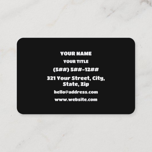 IKR | Text Slang 名刺 (裏面)