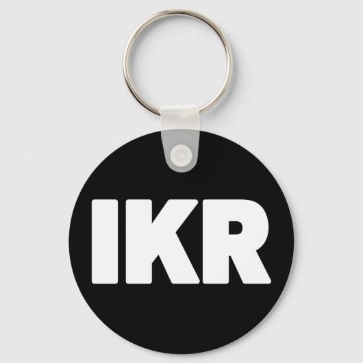 IKR | Text Slang Keychain キーホルダー (正面)