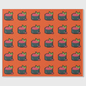 Ikuraの寿司の包装紙 ラッピングペーパー (フラット)