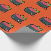 Ikuraの寿司の包装紙 ラッピングペーパー (角)