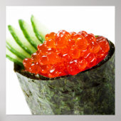Ikura (Salmon Roe) Gunkan Maki Sushi ポスター (正面)