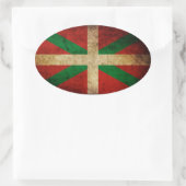 Ikurriña antigua 楕円形シール (バッグ)