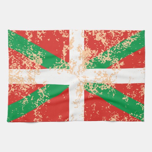 Ikurriña desgastada キッチンタオル (横)