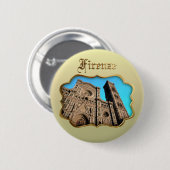 Ilの大教会堂のディディミアムフィレンツェ 缶バッジ (正面&裏面)