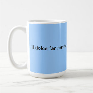 ilのdolce遠いnienteのマグ コーヒーマグカップ