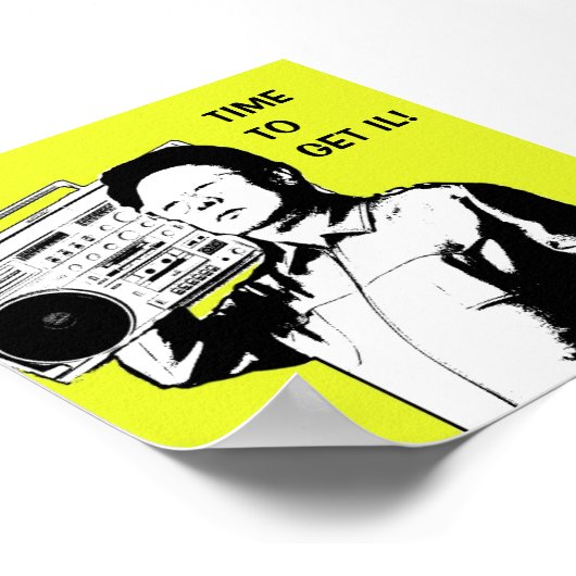 ILを取得する時間！ ポスター (角)