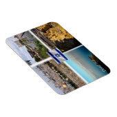 ILイスラエル – エルサレム – テルアビブ – 死海 –  マグネット (右側)