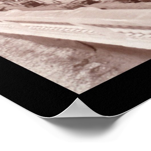 IL鉄道シカゴ写真1912 ポスター (角)