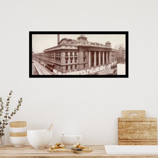 IL鉄道シカゴ写真1912 ポスター (キッチン)