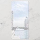IL – ビューFrom Michigan Avenue Bridge Chicago メニュー (裏面)