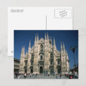 「Il Duomo, Milano」ポストカード ポストカード (正面/裏面)