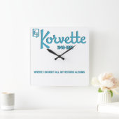 IL.E.J.コルベット百貨店（1948年～1980年） スクエア壁時計 (ホーム)