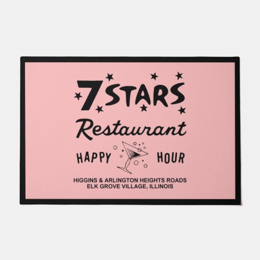 IL Elk Grove Villageにある7スターズレストラン ドアマット (正面)