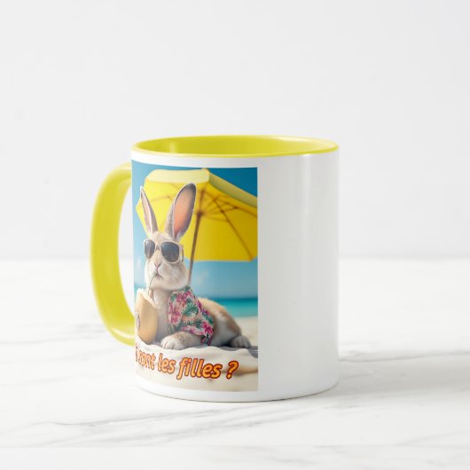 Il est chaud le lapin. マグカップ (正面左)