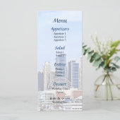 IL - Lake Michigan Near Navy Pier's 結婚 Menu メニュー (スタンド正面)