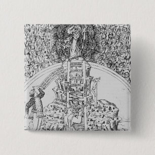 「Il Monte Sancto di Dio」へのFrontispiece、1477年 缶バッジ