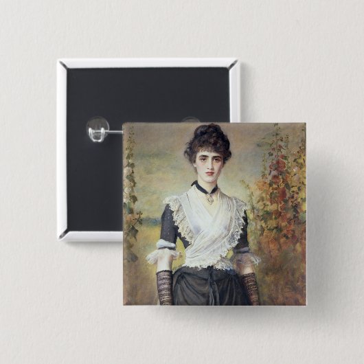 Il Penseroso 缶バッジ (正面&裏面)