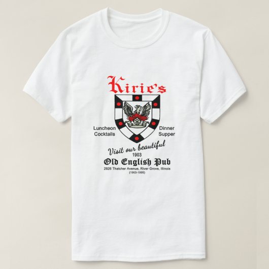 IL River Groveキリエズレストラン Tシャツ (デザイン正面)