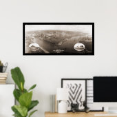 IL Steel Mill Chicago写真1907 ポスター (ホームオフィス)