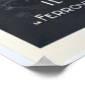 Il Vesuvio Ferrovia Funicolare,ヴィンテージ ポスター (角)