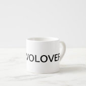 IL VOLOVERのエスプレッソの赤ガラス エスプレッソカップ (正面右)