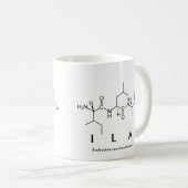 Ilaペプチド名mug コーヒーマグカップ (正面右)
