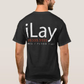 iLay。 壁の床のタイルのタイル職人の昇進の衣服 Tシャツ (裏面)